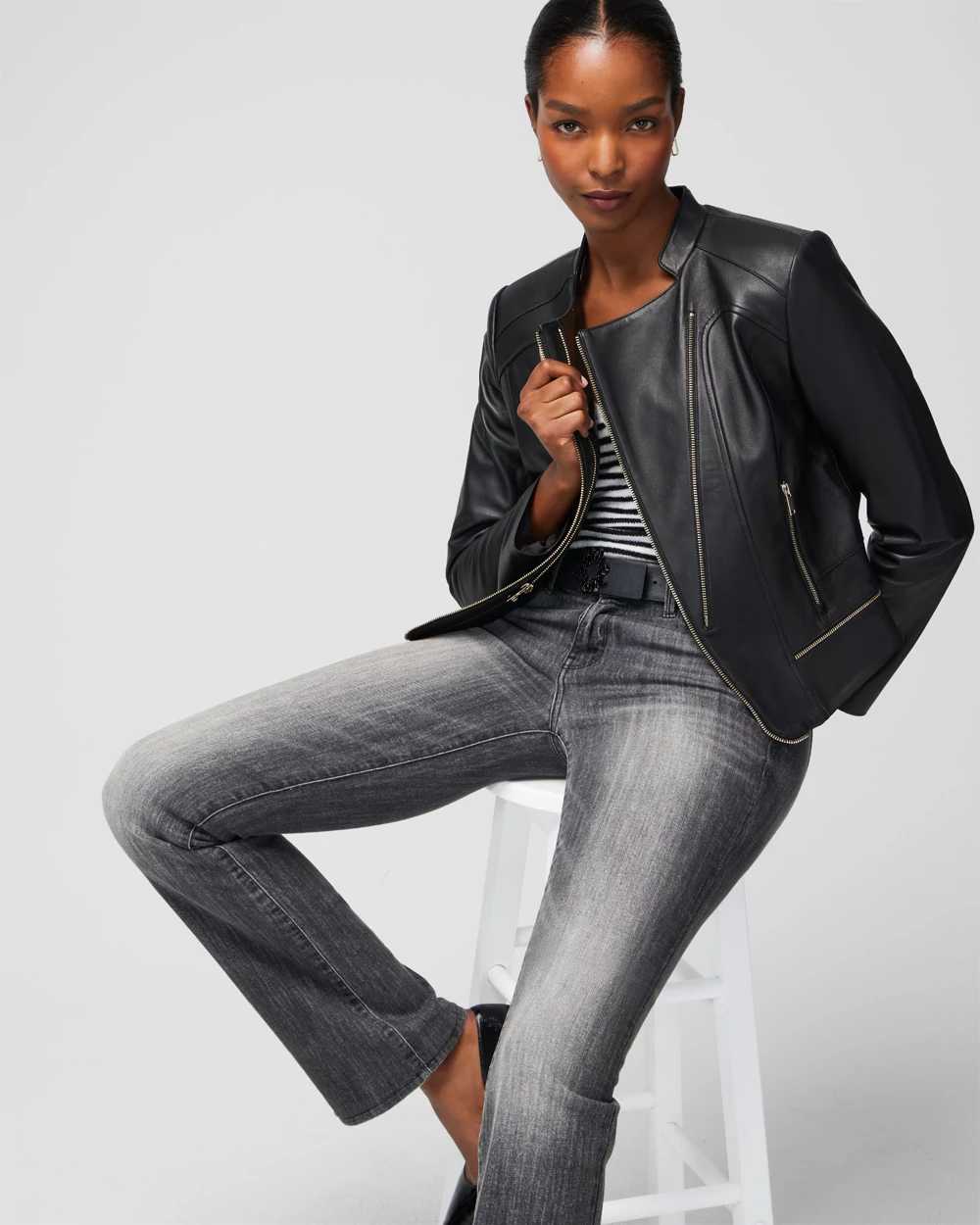 Whbm leather jacket discount